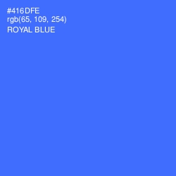 #416DFE - Royal Blue Color Image