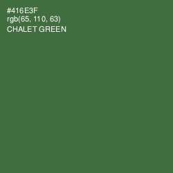 #416E3F - Chalet Green Color Image