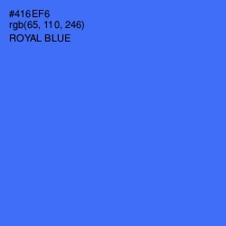 #416EF6 - Royal Blue Color Image