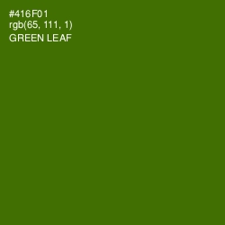 #416F01 - Green Leaf Color Image