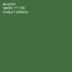 #416F3F - Chalet Green Color Image