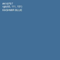 #416F97 - Kashmir Blue Color Image