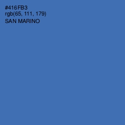 #416FB3 - San Marino Color Image