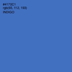 #4170C1 - Indigo Color Image