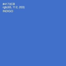 #4170CB - Indigo Color Image