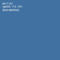 #4171A1 - San Marino Color Image