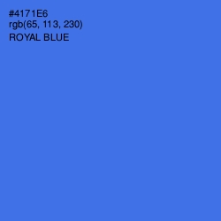 #4171E6 - Royal Blue Color Image