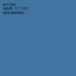 #4175A1 - San Marino Color Image