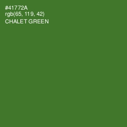 #41772A - Chalet Green Color Image