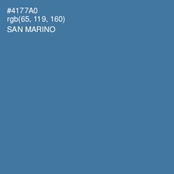#4177A0 - San Marino Color Image