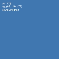 #4177B1 - San Marino Color Image