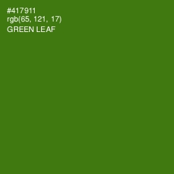 #417911 - Green Leaf Color Image