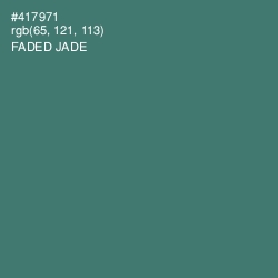 #417971 - Faded Jade Color Image