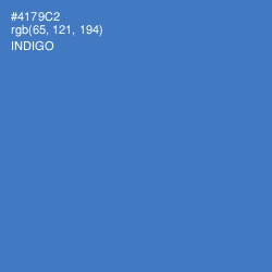 #4179C2 - Indigo Color Image