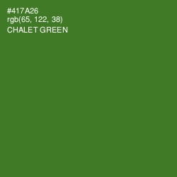 #417A26 - Chalet Green Color Image