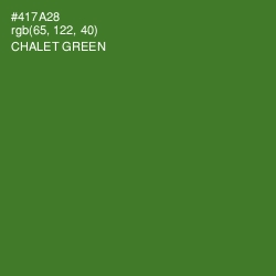 #417A28 - Chalet Green Color Image