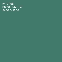 #417A6B - Faded Jade Color Image