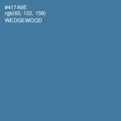 #417A9E - Wedgewood Color Image