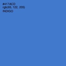 #417ACD - Indigo Color Image