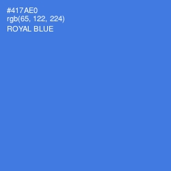 #417AE0 - Royal Blue Color Image