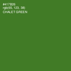 #417B26 - Chalet Green Color Image