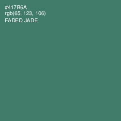 #417B6A - Faded Jade Color Image