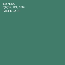 #417C6A - Faded Jade Color Image