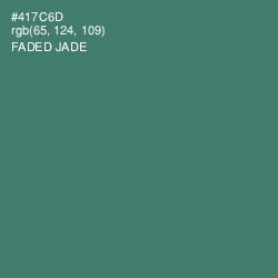 #417C6D - Faded Jade Color Image