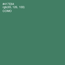 #417E64 - Como Color Image