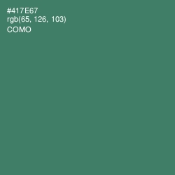 #417E67 - Como Color Image