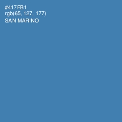 #417FB1 - San Marino Color Image