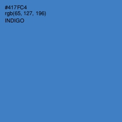 #417FC4 - Indigo Color Image