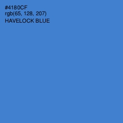 #4180CF - Havelock Blue Color Image