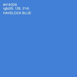 #4180D6 - Havelock Blue Color Image