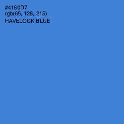 #4180D7 - Havelock Blue Color Image