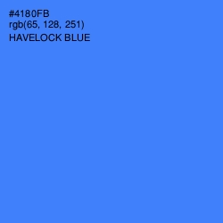 #4180FB - Havelock Blue Color Image