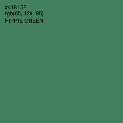 #41815F - Hippie Green Color Image