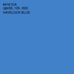 #4181CA - Havelock Blue Color Image