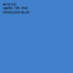 #4181CC - Havelock Blue Color Image