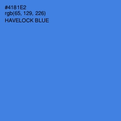 #4181E2 - Havelock Blue Color Image