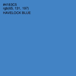 #4183C5 - Havelock Blue Color Image