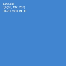 #4184CF - Havelock Blue Color Image