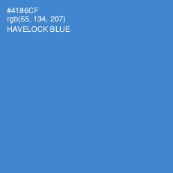 #4186CF - Havelock Blue Color Image