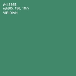 #41886B - Viridian Color Image