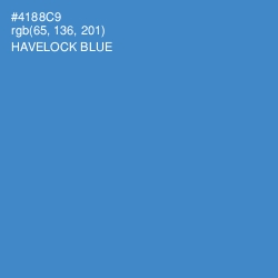 #4188C9 - Havelock Blue Color Image