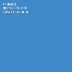 #418AC9 - Havelock Blue Color Image