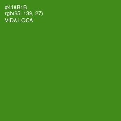 #418B1B - Vida Loca Color Image