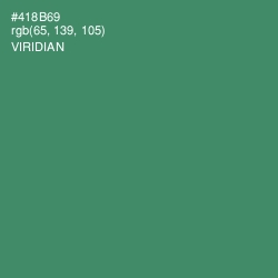 #418B69 - Viridian Color Image