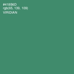 #418B6D - Viridian Color Image