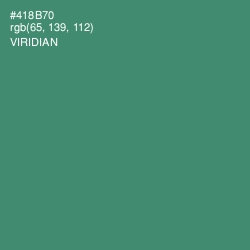 #418B70 - Viridian Color Image